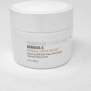 Serious Skincare Serious-C Dermal Crepe Resist Intensive Body Cream  8 oz Sealed - Picture 1 of 4