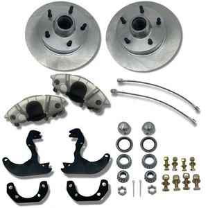 1958-1964 Chevy Impala Front Disc Conversion Kit Fits 13" Wheels Plain - Bild 1 von 5