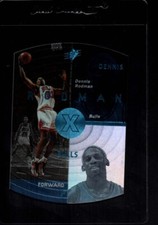 1997-98 Upper Deck SPX Sky Blue Parallel Card Dennis Rodman #8 - Bulls
