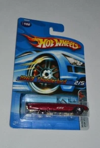 HOT WHEELS 2006 MUSCLE MANIA 2 OF 5 - 1963 THUNDERBIRD METALLIC BURGUNDY - Picture 1 of 6