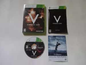ARMORED CORE V Microsoft Xbox 360 JES100161 4949776322076 w/Manual NTSC-J Japan☆ - Picture 1 of 15