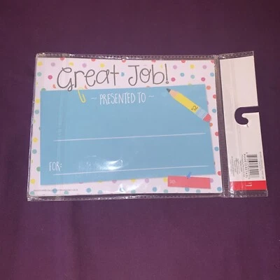 Great Job Rewards  Certificates Paper 24 Count - Image 1 of 2