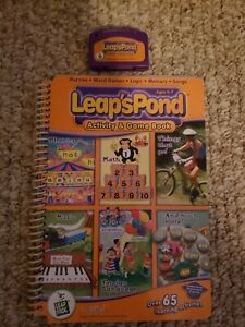 Leap's Pond Leap Frog Leap Pad - Activity & Game Book & cartridge