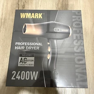 Hair Dryer Professional Hair Dryer 2400WHigh Power Overheating Protection Strong - Picture 1 of 9