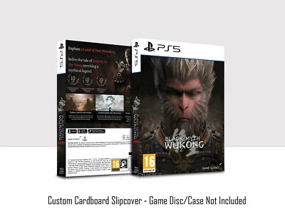 Black Myth Wukong Custom Slip Cover Sleeve Steelbook Protector - Image 1 of 3