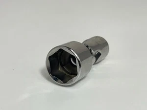 NEW SNAP-ON 1/4 DRIVE 6-PNT 1/2" FLANK DRIVE SHALLOW UNIVERSAL SOCKET - TMUS161A - Picture 1 of 4