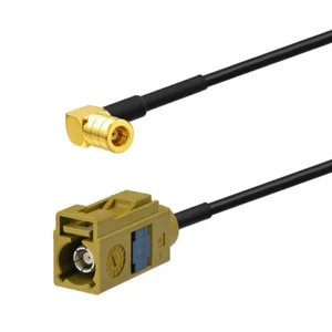 Fakra K to SMB Plug Right Angle Antenna Adapter Cable 15cm for Sirius XM Radio - Picture 1 of 3