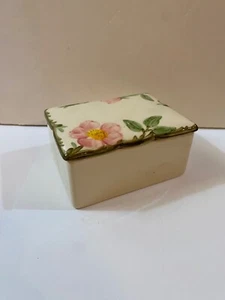 Vintage FRANCISCAN Desert Rose Cigarettee/Trinket Box~PO95 - Picture 1 of 7