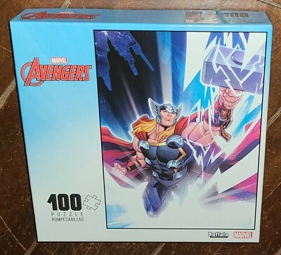 Rompecabezas Buffalo 100 piezas Marvel Avengers THOR 11" X 15" #DE1-100623 Foto 1 de 4