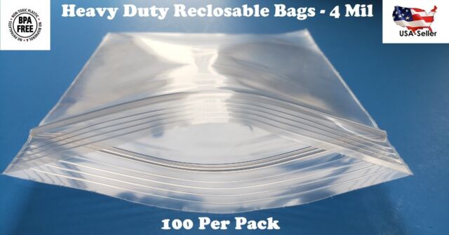 Heavy Duty Zip Lock Bags - Industrial Strength, 4 Mil - Sandbaggy