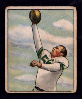 1950 Bowman #76 Bill Leonard Baltimore Colts VG - Image 1 of 4