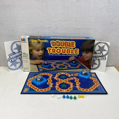 1987 Double Trouble Board Game Milton Bradley Complete Very Good Condition. A - Image 1 of 4
