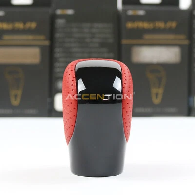 Perilla de cambio de marchas de cuero rojo para Lexus GS GX IS RX RC NX 300 350 450 450hL 350L Foto 1 de 4