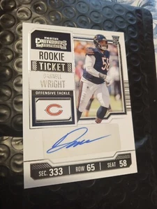 Autogramm Darnell Wright Rookie Ticket Auto #227 Bears - Bild 1 von 4