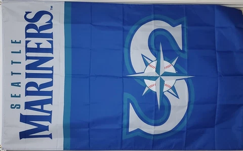 Seattle Mariners ~ 3'X5' Flag ~ Indoor / Outdoor ~ FREE SHIPPING Cover
