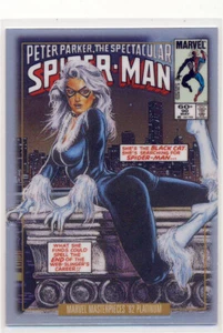 2024 Marvel Masterpieces '92 1992 Platinum Variant Cover Rainbow 5-V Black Cat - Bild 1 von 2