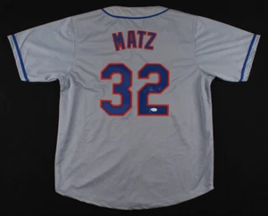 STEVEN MATZ AUTOGRAPHED CUSTOM JERSEY (NEW YORK METS) - JSA COA! - Picture 1 of 4
