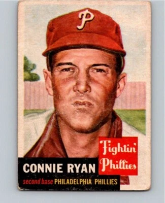 1953 TOPPS BASEBALL #102 CONNIE RYAN    LOW GRADE  OA - Image 1 of 2