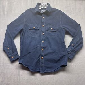 Abercrombie Fitch Shirt Mens Small Blue Button Up Outdoor Classiccore Casual