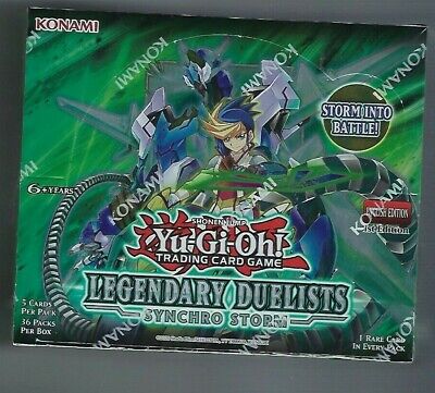 Yu-Gi-Oh Yugioh Legendary Duelists Synchro Storm Booster Box 1st Edition SEALED • 38.97$