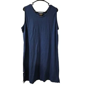Woolrich blue sleeveless dress NWT size XL - Picture 1 of 6