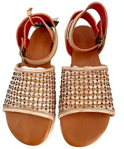 Bed | Stu Women's Brisa Platform Leather Sandals - Size US 10 - NEW - Picture 1 of 5