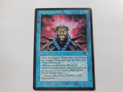 Brainstorm (DE) Ice Age German  MTG 1 Gedankenwirbel FREE SHIPPING - Image 1 of 3