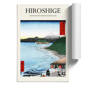 The Seven Ri Beach By Utagawa Hiroshige Unframed Wall Art Poster Print Decor - Picture 1 of 4