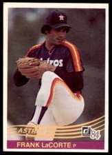 1984 Donruss Frank LaCorte A Baseball Cards #283