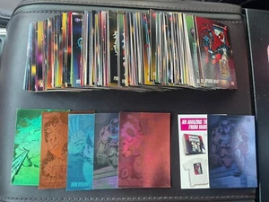 1992 Impel Marvel Universe KOMPLETTES 200 Karten Set, H1-H5 Hologramme + Promo Venom - Bild 1 von 17