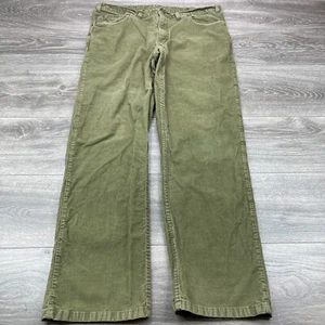 Bills Khakis Corduroy Pants Mens 36 Olive Straight 5 Pocket Classic Preppy USA - Picture 1 of 11