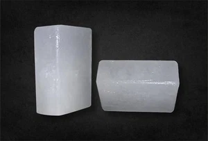 Bloque de cristal de aluminio blanco roca para hombres tapón de sangre de afeitado - Imagen 1 de 4