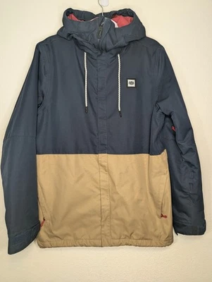 686 Foundation Insulated Men's Winter Jacket Navy Colorblock Small  - Image 1 of 4