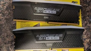 Corsair Vengeance RGB 32GB DDR5 RAM Memory - CMH32GX5M2B5600C40K - Afbeelding 1 van 2