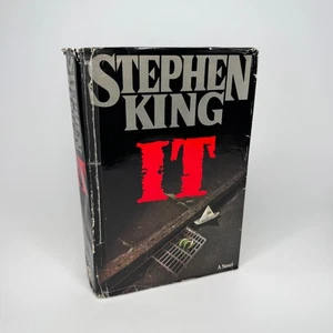 1986 IT Stephen King HC/DJ 1st Edition 1st Print Hardcover Book Worn See Photos - Picture 1 of 7