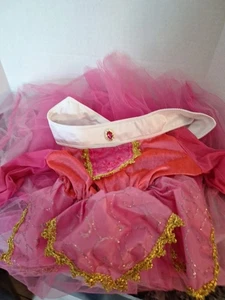 Disney Store Princess Aurora Dress Up Costume Size 5-6, Halloween - Picture 1 of 3