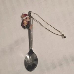 Vintage Maus Löffel Weihnachtsschmuck - Bild 1 von 4