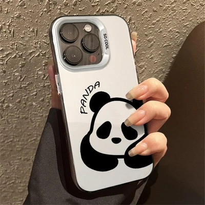 Case For Various Phone Lovely Panda ShockProof Phone Cover Back Hot Women Girls - Image 1 of 4