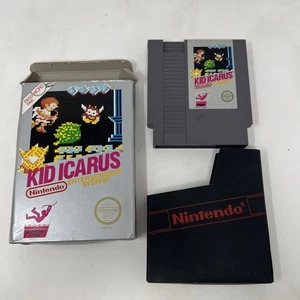 Original Vintage Nintendo NES KID ICARUS With Box No Manual (1987) 5 Screw - Picture 1 of 13