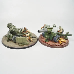 Warhammer 40k Army Astra Militarum Ordnance Team Painted - Picture 1 of 9