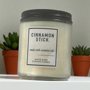 NEU Bath & Body Works ZIMTSTANGE Eindocht Kerze Einmachglas - Bild 1 von 3