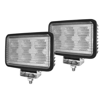 2X 4x6 inch 1800LM Rectangular Flood Off-Road LED Fog Light Tractor 6000K IP68 Foto 1 de 4