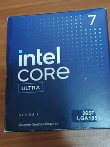 NEW SEALED Intel Core Ultra 7 (Series 2) 265F LGA1851 Desktop Processor CPU - Picture 1 of 4