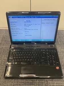 Toshiba Satellite L505D GS6000 Laptop | AMD Turion II Dual Core Mobile M500 4GB - Picture 1 of 10