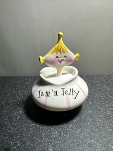 Vintage 1958 Holt Howard Pixieware Pixie Jam ‘n Jelly Condiment Jar - Picture 1 of 12