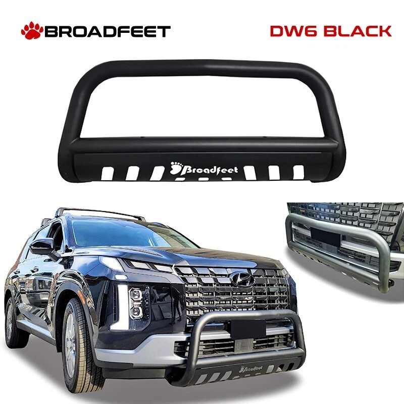 Protector de parachoques delantero negro Bull Bar apto para Hyundai Palisade 2020-2024 Foto 1 de 4