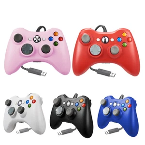 Controlador Gamepad Xbox 360 con cable para Xbox 360/360 Slim/PC Windows 7 8 10 11 MAC - Imagen 1 de 22