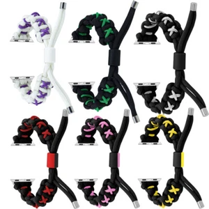 For Apple Watch Series Ultra 9 8 7 38/42/45/49mm Nylon Band Strap Heart Shaped - Picture 1 of 16