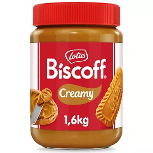 Lotus Biscoff Brotaufstrich Vegan Nussfrei kein Zusatz von Aromen PET 1,6kg - Bild 1 von 4