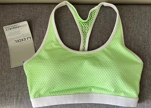 Lorna Jane Women’s Bailey Sports Bra Sunblech Lime/White US XSmall - Picture 1 of 7